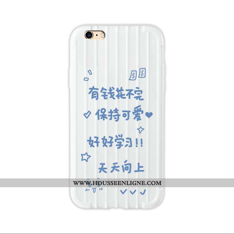 Étui iPhone 6/6s Protection Personnalité Petit Tout Compris Peinture Fluide Doux Simple Rose