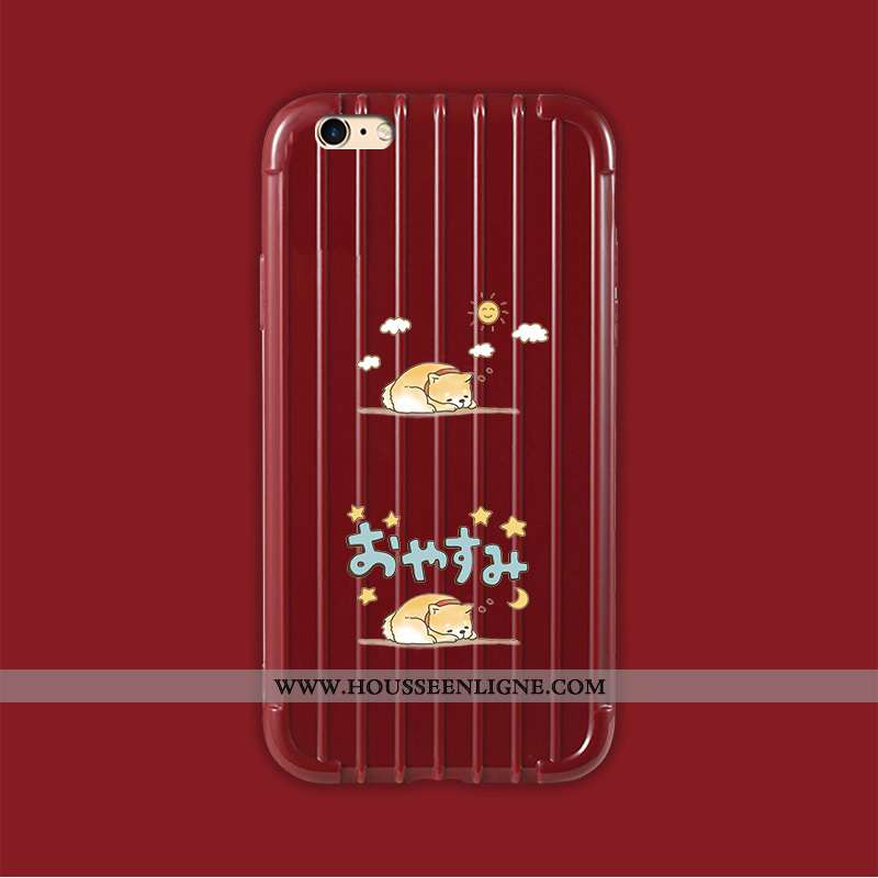Étui iPhone 6/6s Protection Personnalité Petit Tout Compris Peinture Fluide Doux Simple Rose