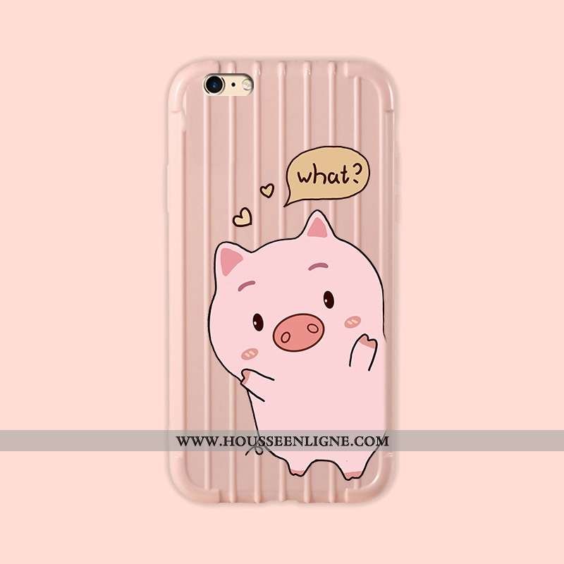 Étui iPhone 6/6s Protection Personnalité Petit Tout Compris Peinture Fluide Doux Simple Rose