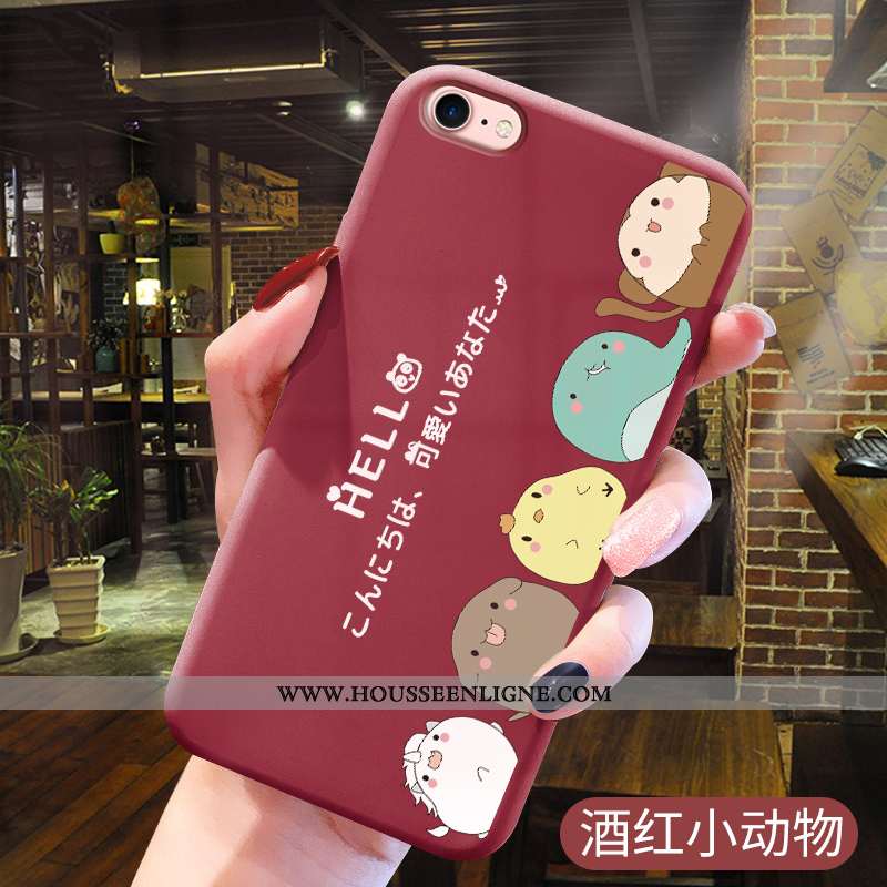 Étui iPhone 6/6s Silicone Personnalité Téléphone Portable Tout Compris Nouveau Incassable Dessin Ani