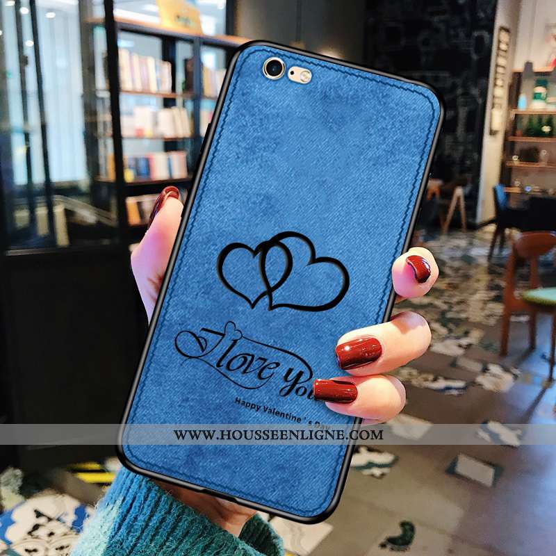 Étui iPhone 6/6s Tendance Légère Net Rouge Tout Compris Rouge Modèle Fleurie Mode