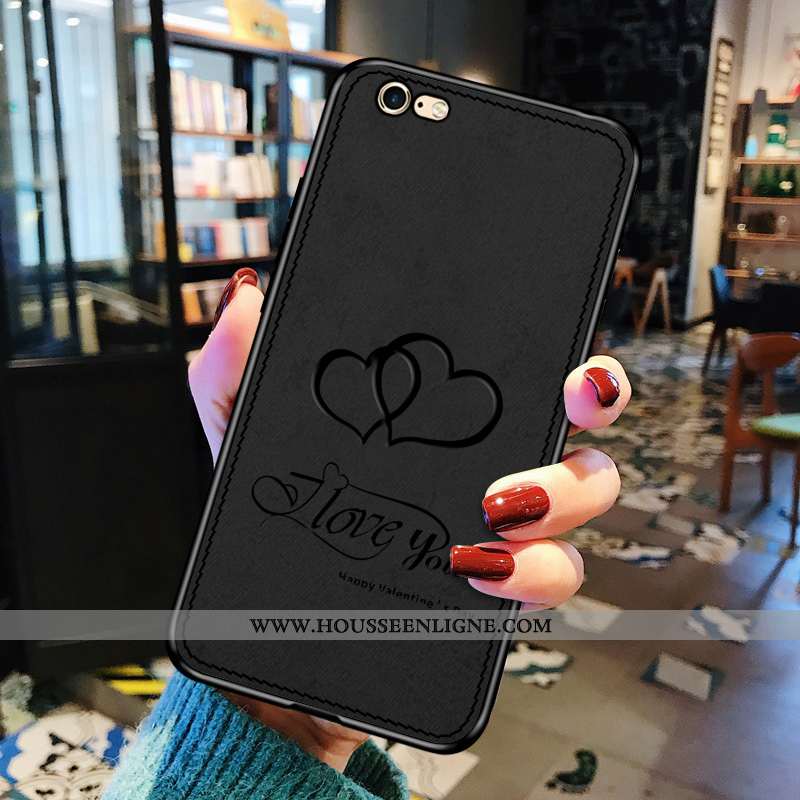 Étui iPhone 6/6s Tendance Légère Net Rouge Tout Compris Rouge Modèle Fleurie Mode