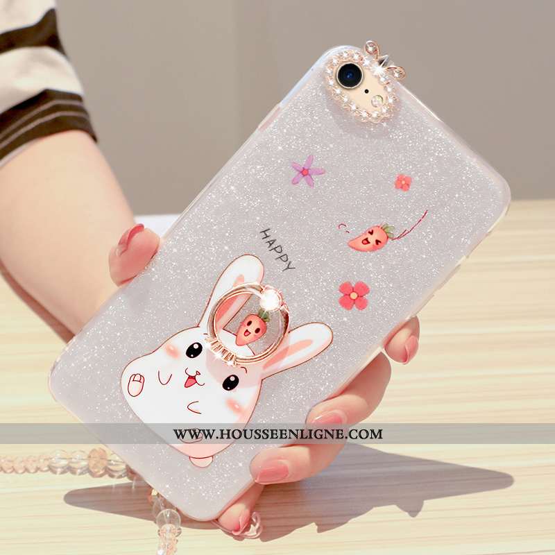 Étui iPhone 7 Charmant Tendance Personnalité Créatif Refroidissement Respirant Coque Blanche