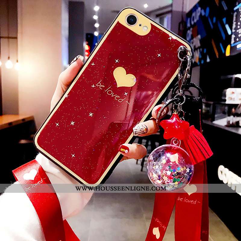 Étui iPhone 7 Créatif Tendance Nouveau Grand Rose Rouge Incassable