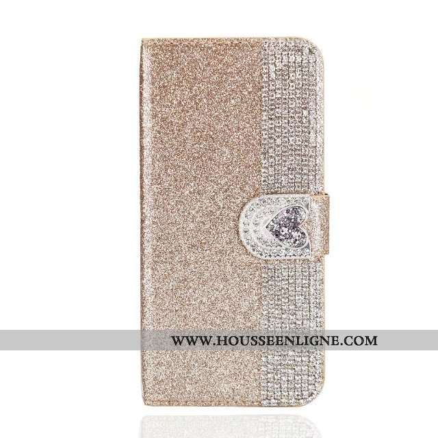 Étui iPhone 7 Cuir Papillon Rose Housse Téléphone Portable Noir