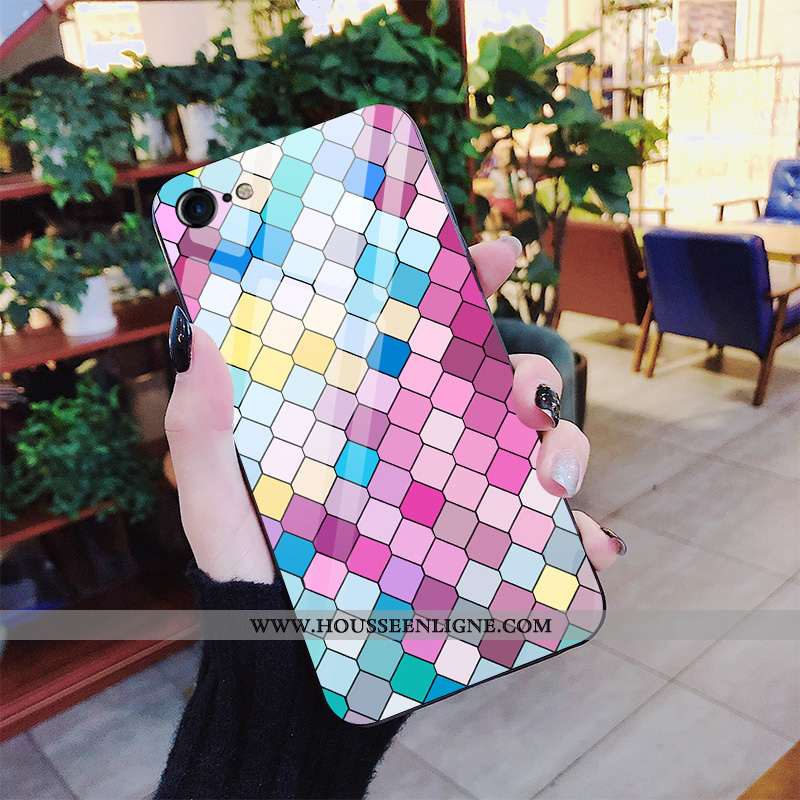 Étui iPhone 7 Modèle Fleurie Fluide Doux Coque Tout Compris Tendance Mode Camouflage