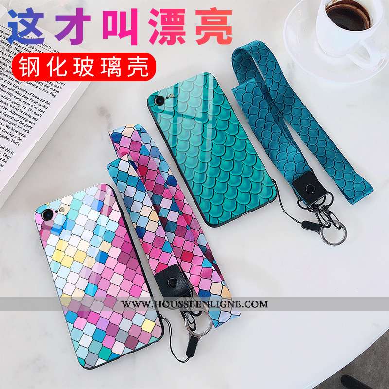 Étui iPhone 7 Modèle Fleurie Fluide Doux Coque Tout Compris Tendance Mode Camouflage