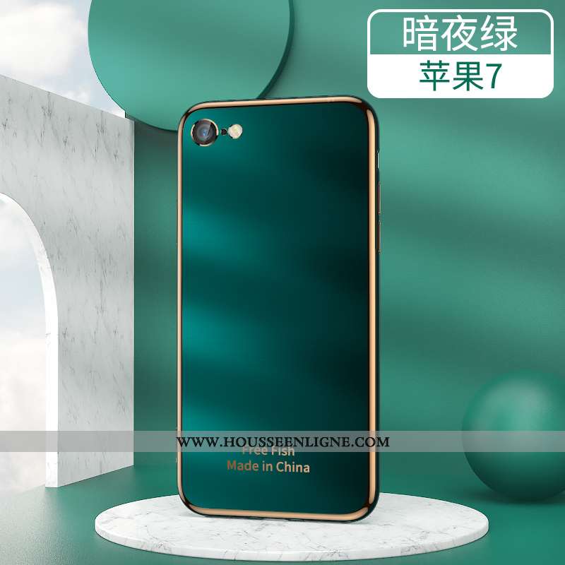 Étui iPhone 7 Personnalité Créatif Tendance Simple Téléphone Portable Légère Difficile Rouge