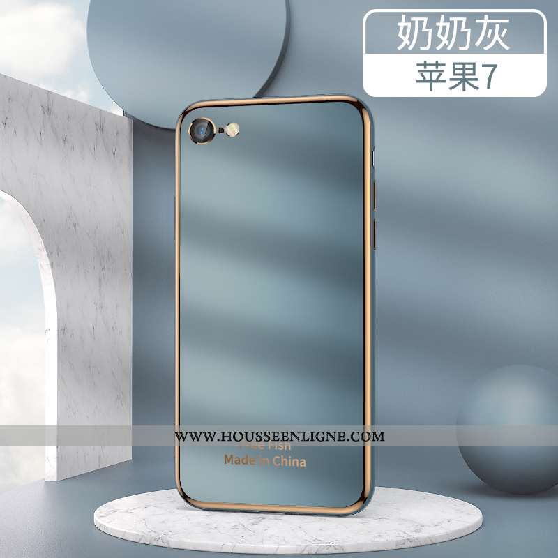 Étui iPhone 7 Personnalité Créatif Tendance Simple Téléphone Portable Légère Difficile Rouge