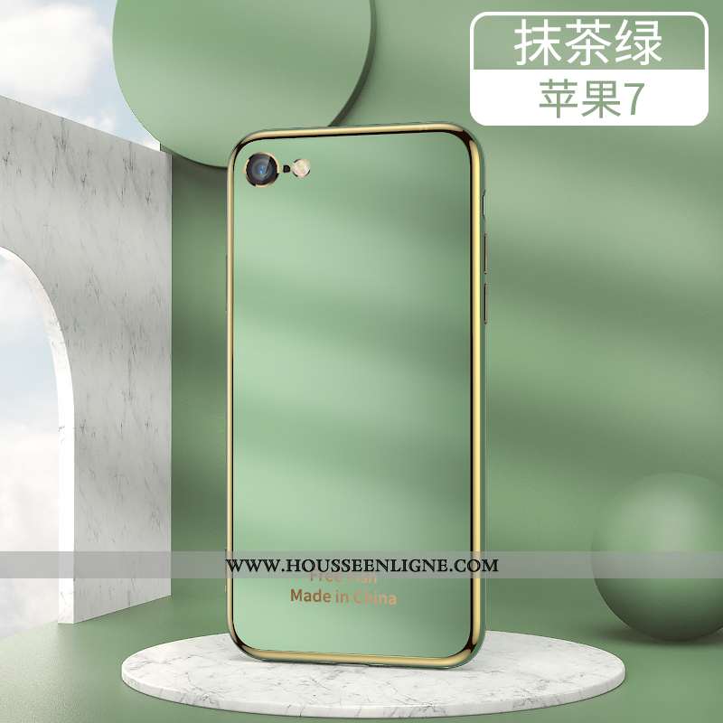 Étui iPhone 7 Personnalité Créatif Tendance Simple Téléphone Portable Légère Difficile Rouge