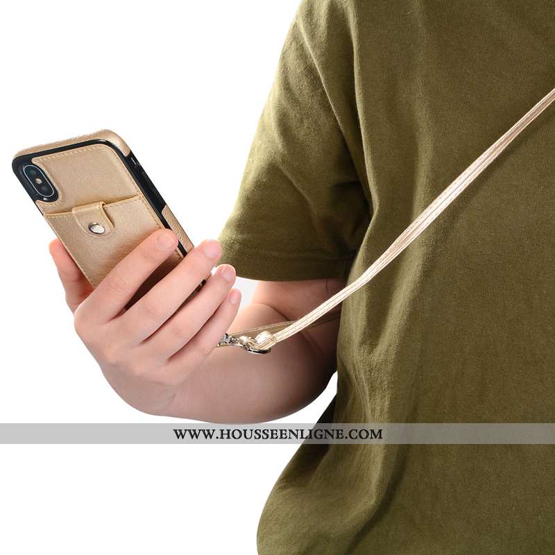 Étui iPhone 7 Plus Cuir Protection Pu Rouge Carte Ornements Suspendus