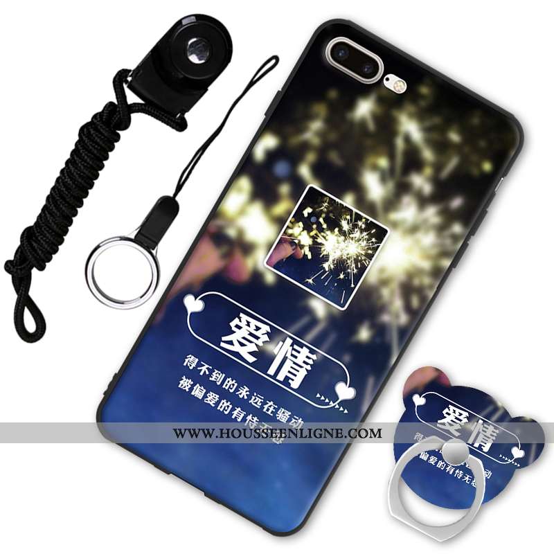 Étui iPhone 7 Plus Fluide Doux Protection Tendance Rouge Coque Téléphone Portable