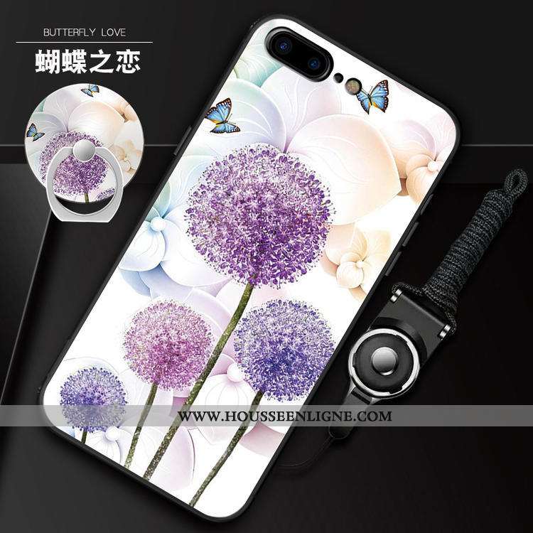 Étui iPhone 7 Plus Ornements Suspendus Charmant Fluide Doux Rose Téléphone Portable Coque
