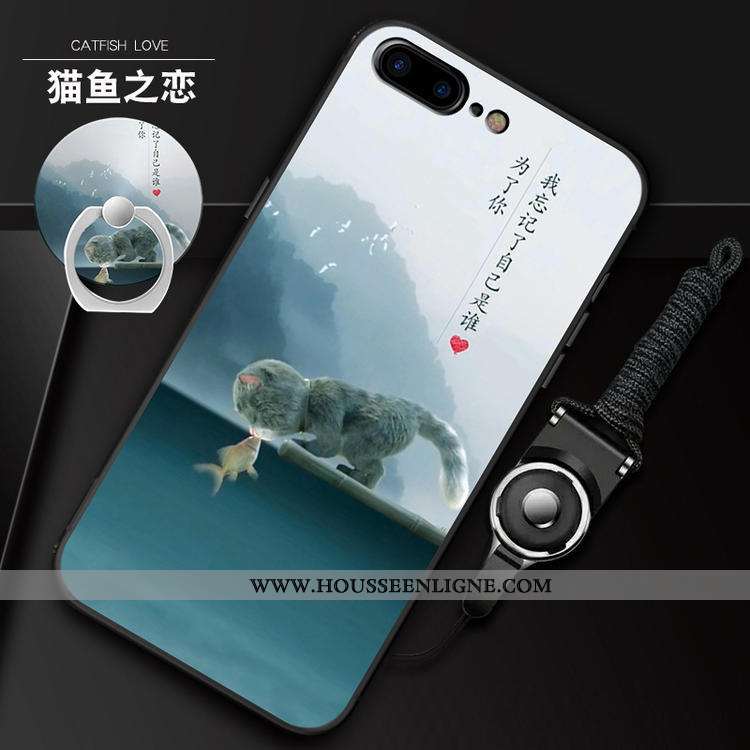 Étui iPhone 7 Plus Ornements Suspendus Charmant Fluide Doux Rose Téléphone Portable Coque