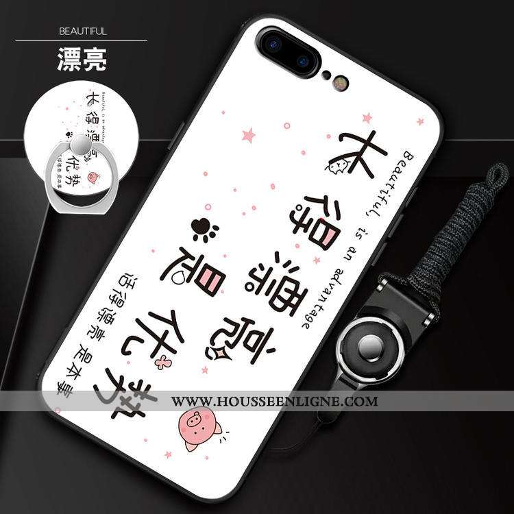Étui iPhone 7 Plus Ornements Suspendus Charmant Fluide Doux Rose Téléphone Portable Coque