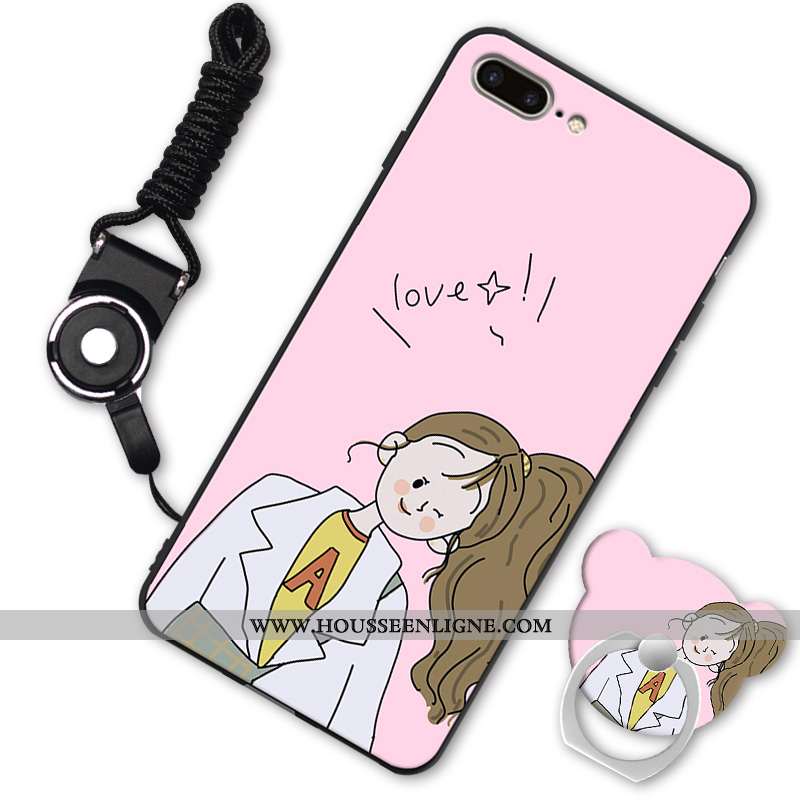 Étui iPhone 7 Plus Ornements Suspendus Dessin Animé Téléphone Portable Tendance Charmant Silicone Bl
