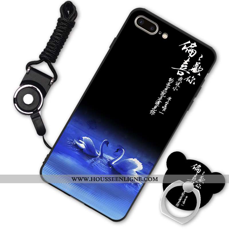 Étui iPhone 7 Plus Ornements Suspendus Dessin Animé Téléphone Portable Tendance Charmant Silicone Bl
