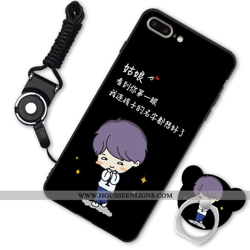 Étui iPhone 7 Plus Ornements Suspendus Dessin Animé Téléphone Portable Tendance Charmant Silicone Bl