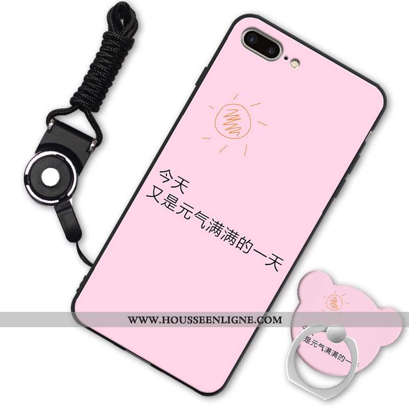 Étui iPhone 7 Plus Ornements Suspendus Dessin Animé Téléphone Portable Tendance Charmant Silicone Bl