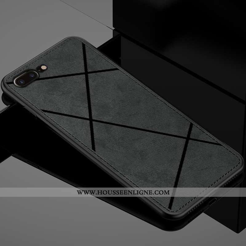 Étui iPhone 7 Plus Protection Ultra Tout Compris Modèle Fleurie Antidérapant Tissu Incassable Bleu