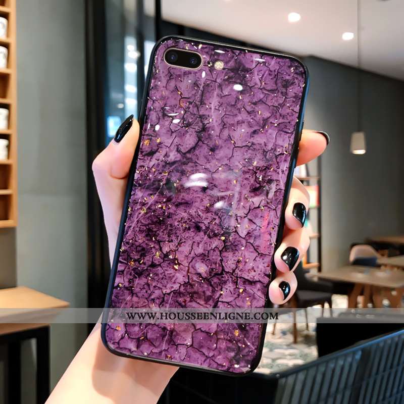Étui iPhone 7 Plus Silicone Mode Protection Verre Net Rouge Créatif Tout Compris Coloré