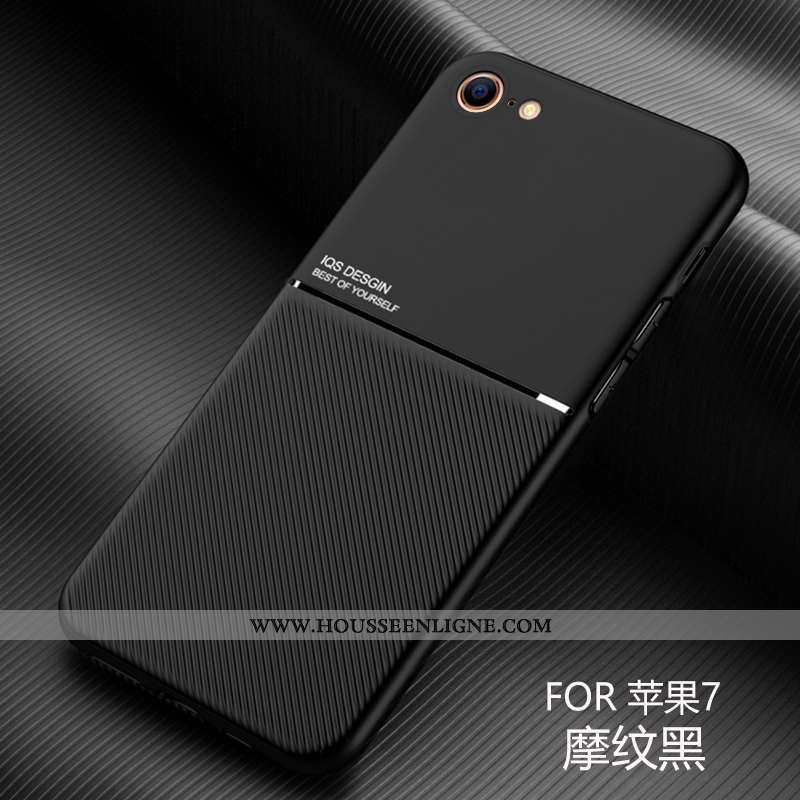 Étui iPhone 7 Silicone Personnalité Coque Tout Compris Modèle Fleurie Incassable Simple Rouge