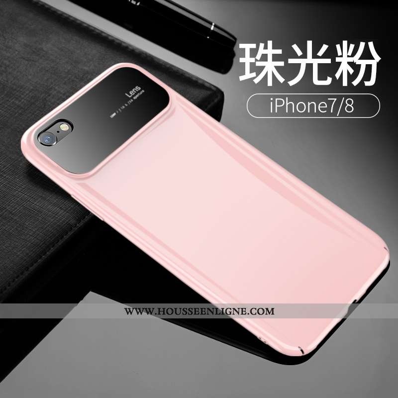 Étui iPhone 7 Transparent Personnalité Blanc Incassable Tout Compris Verre Créatif Blanche