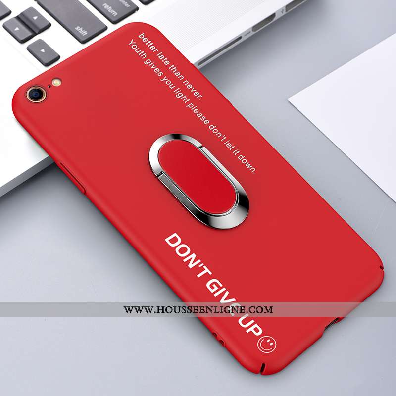 Étui iPhone 8 Délavé En Daim Personnalité Noir Tout Compris Coque Difficile Téléphone Portable Rouge