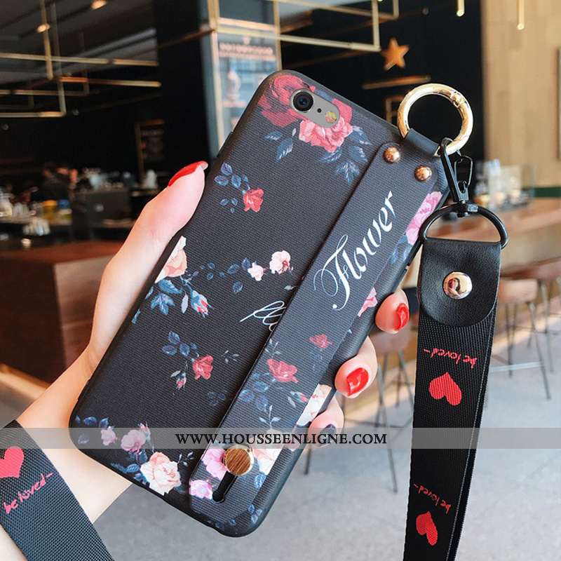 Étui iPhone 8 Fluide Doux Silicone Bleu Téléphone Portable Créatif Tendance Net Rouge