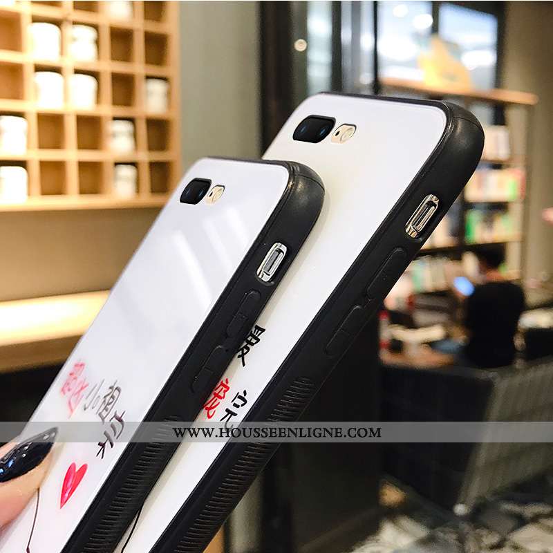 Étui iPhone 8 Plus Dessin Animé Charmant Tendance Net Rouge Créatif Petit Blanc Blanche