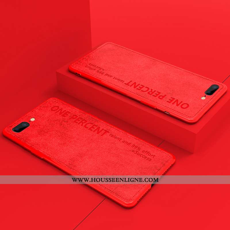 Étui iPhone 8 Plus Légère Fluide Doux Légères Art Rouge Luxe Simple