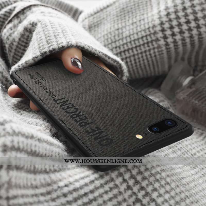Étui iPhone 8 Plus Légère Fluide Doux Légères Art Rouge Luxe Simple