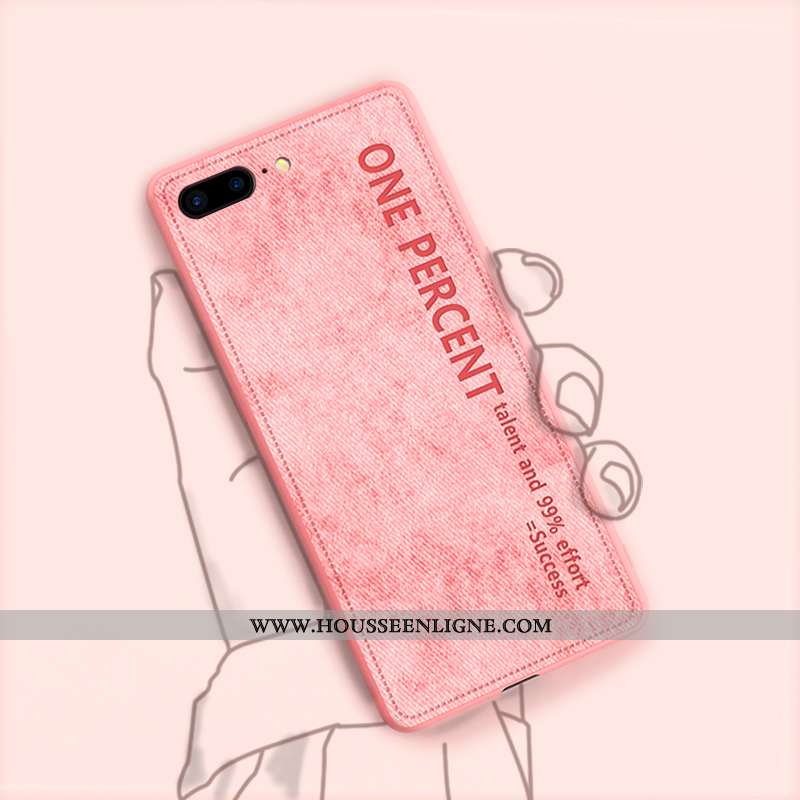 Étui iPhone 8 Plus Légère Fluide Doux Légères Art Rouge Luxe Simple
