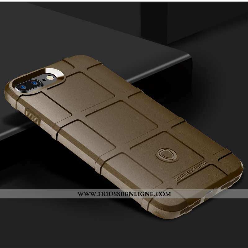 Étui iPhone 8 Protection Tendance Téléphone Portable Fluide Doux Épaissir Bleu Marin Bleu Foncé