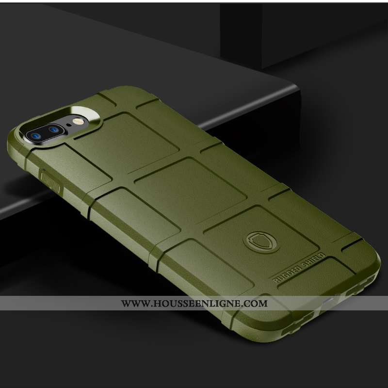 Étui iPhone 8 Protection Tendance Téléphone Portable Fluide Doux Épaissir Bleu Marin Bleu Foncé