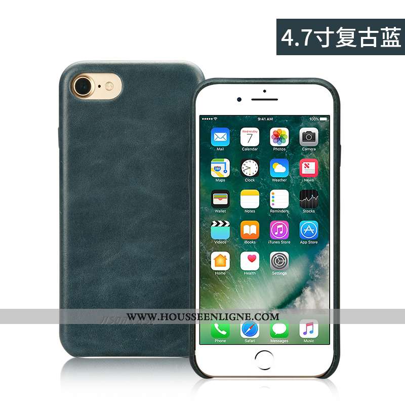 Étui iPhone 8 Ultra Légère Coque Protection Personnalité Tout Compris Marron