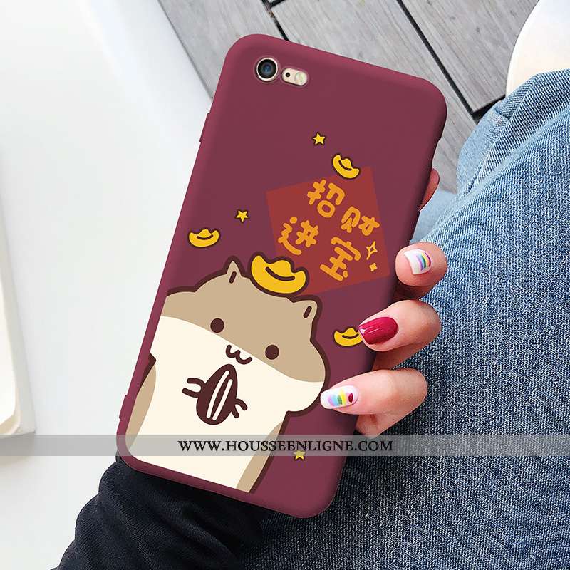 Étui iPhone 8 Ultra Tendance Créatif Net Rouge Légère Dessin Animé Personnalité Verte