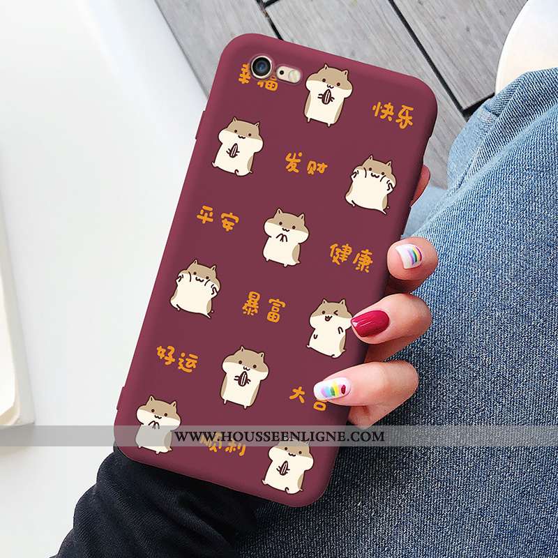 Étui iPhone 8 Ultra Tendance Créatif Net Rouge Légère Dessin Animé Personnalité Verte