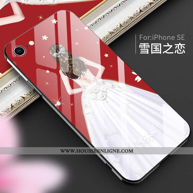 Étui iPhone Se (nouveau) Mode Protection Téléphone Portable Créatif Personnalité Coque Luxe Violet