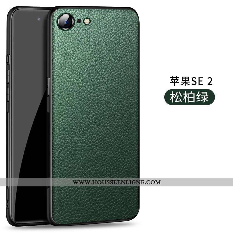 Étui iPhone Se (nouveau) Protection Ultra Silicone Magnétisme Coque Légère Nouveau Noir