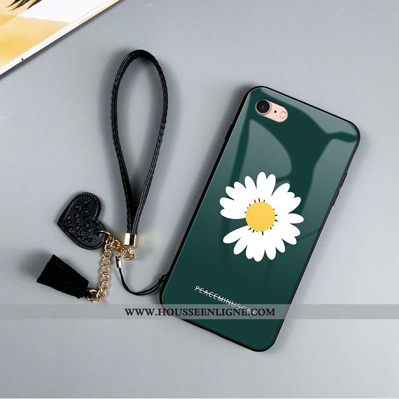 Étui iPhone Se (nouveau) Verre Personnalité Fluide Doux Tendance Créatif Téléphone Portable Petite M