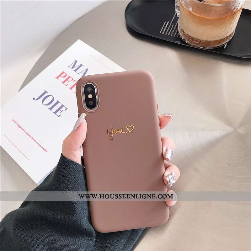 Étui iPhone X Fluide Doux Silicone Coque Clair Petit Gris