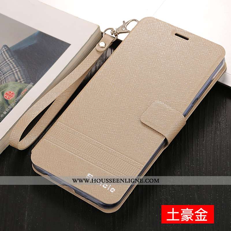 Étui iPhone X Fluide Doux Silicone Cuir Bleu Protection Incassable