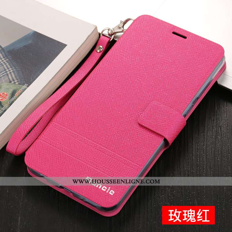 Étui iPhone X Fluide Doux Silicone Cuir Bleu Protection Incassable