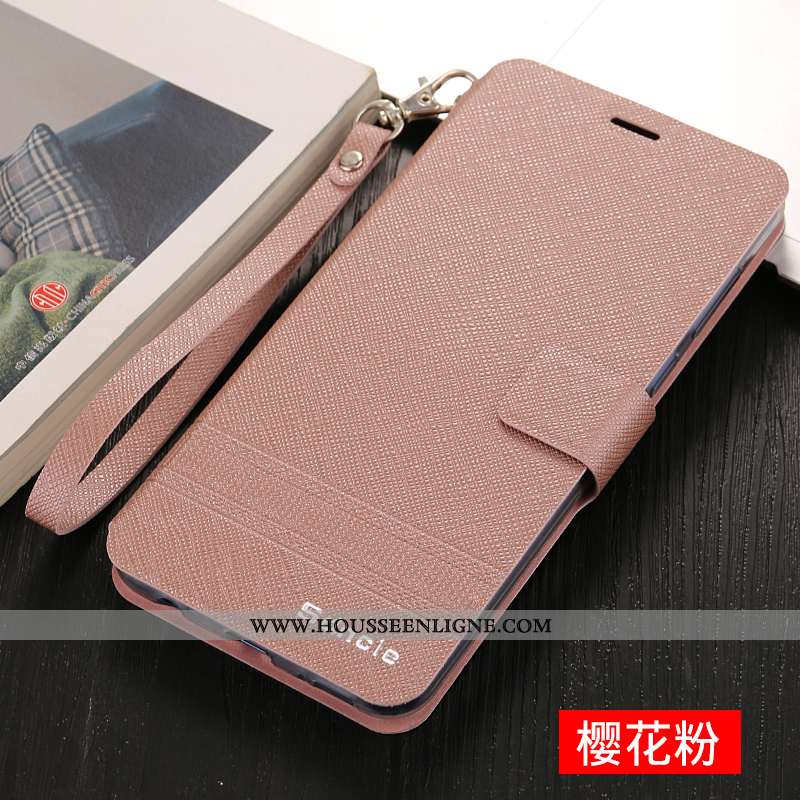 Étui iPhone X Fluide Doux Silicone Cuir Bleu Protection Incassable