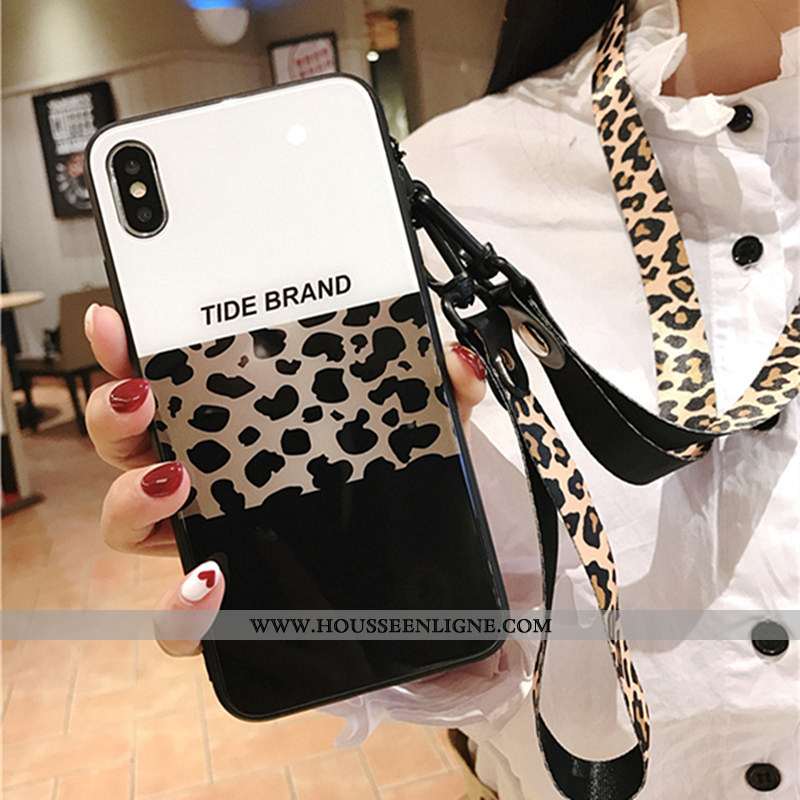 Étui iPhone X Fluide Doux Silicone Protection Net Rouge Téléphone Portable Personnalité Modèle Fleur