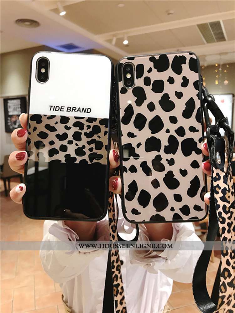 Étui iPhone X Fluide Doux Silicone Protection Net Rouge Téléphone Portable Personnalité Modèle Fleur