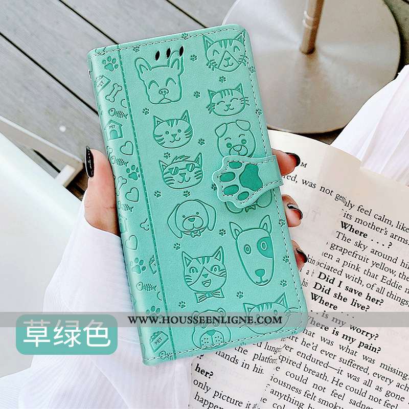 Étui iPhone X Mode Dessin Animé Coque Téléphone Portable Charmant Clamshell Rose