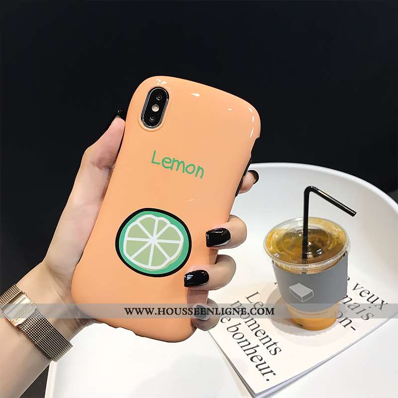 Étui iPhone X Tendance Protection Créatif Nouveau Coque Rouge