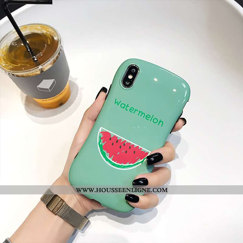 Étui iPhone X Tendance Protection Créatif Nouveau Coque Rouge